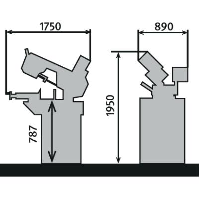Hydraulische Schwenkrahmen-Metallbandsäge BMBS 260 x 280 H-DG *Aktions-Set*