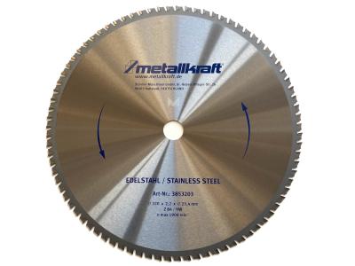 Sägeblatt für Edelstahl Ø320x2,2x25,4mm Z=84 für HKS 320