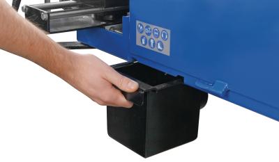 Kombinierte Rohr-, Profil- und Bandschleifmaschine Metallkraft KRBS 101 AS mit integrierter Absaugung