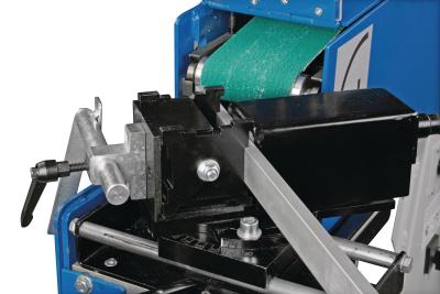 Kombinierte Rohr-, Profil- und Bandschleifmaschine Metallkraft KRBS 101 AS mit integrierter Absaugung