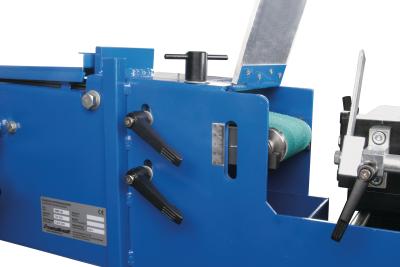 Kombinierte Rohr-, Profil- und Bandschleifmaschine Metallkraft KRBS 101 AS mit integrierter Absaugung