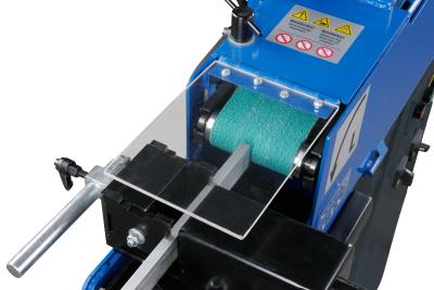 Kombinierte Rohr-, Profil- und Bandschleifmaschine Metallkraft KRBS 101 AS mit integrierter Absaugung