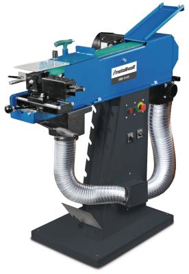 Kombinierte Rohr-, Profil- und Bandschleifmaschine Metallkraft KRBS 101 AS mit integrierter Absaugung