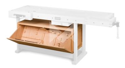 Kipplade mit Werkzeughalterungen