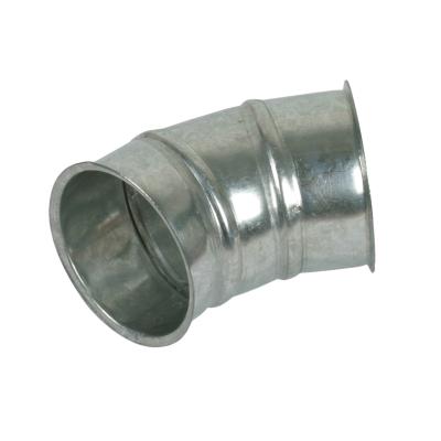 Bogen 45° beidseitig gebördelt Ø 120mm