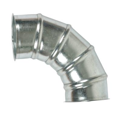 Bogen 90° beidseitig gebördelt Ø 120mm