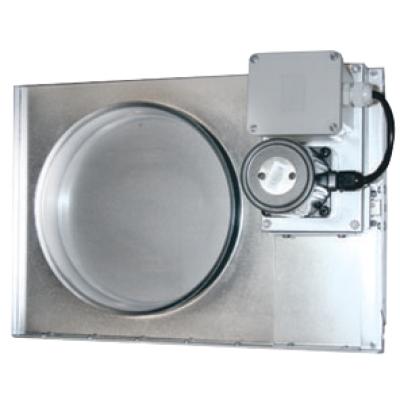 Elektrischer-Absperrschieber 230V Ø140mm, beidseitig gebördelt