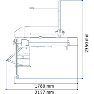 Kleine Formatkreissäge minimax sc 2c mit Vorritzer