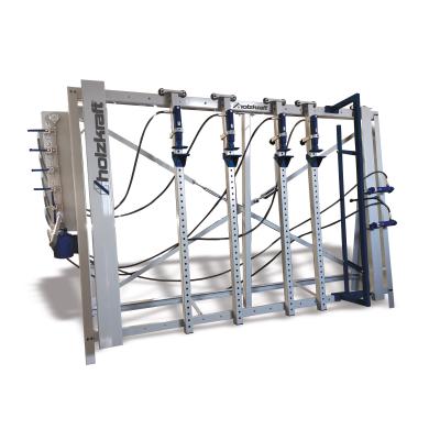 Verleimpresse/Rahmenpresse VP 3000x6 RP mit 4 Presseinheiten 1 Niederhalter 1 Seitendruckeinrichtung