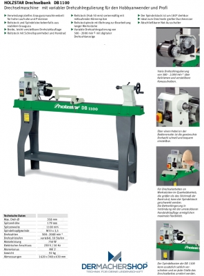 Drechselbank - Drechselmaschine DB 1100