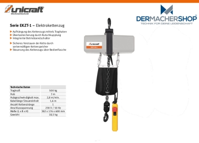 Elektrokettenzug EKZT 501-1