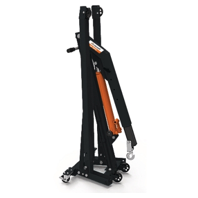 Werkstattkran WK 2002 LP klappbar mit geringer Unterfahrhöhe