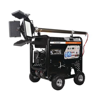 4in1 Mobiler Stromerzeuger +Schweißgerät +Kompressor +Lichtmast PG-E 55 SEA