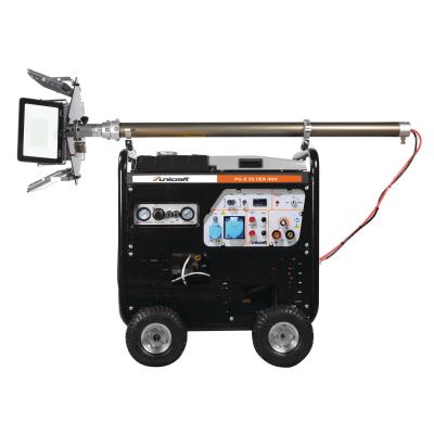 4in1 Mobiler Stromerzeuger +Schweißgerät +Kompressor +Lichtmast PG-E 55 SEA