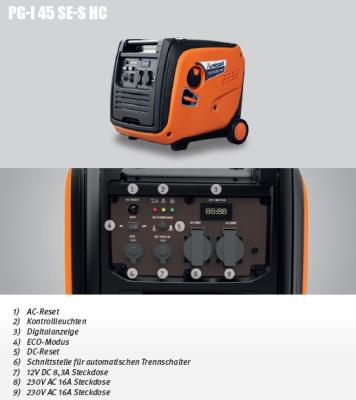 Inverter-Stromerzeuger / Notstromaggregat PG-I 45 SE-S HC
