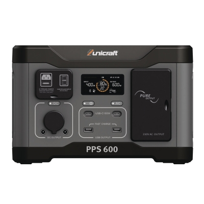 Powerstation PPS 600 tragbar 0,6kW 2x230V USB 7kg