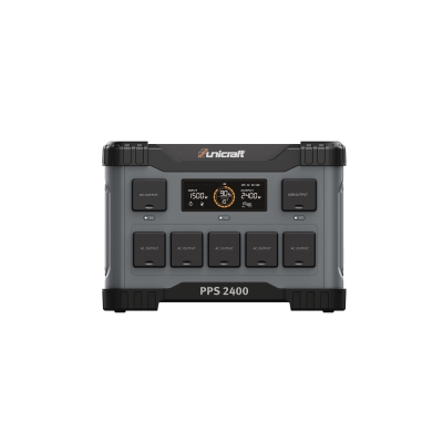 Powerstation PPS 2400 tragbar 2,4kW 5x230V USB 30kg