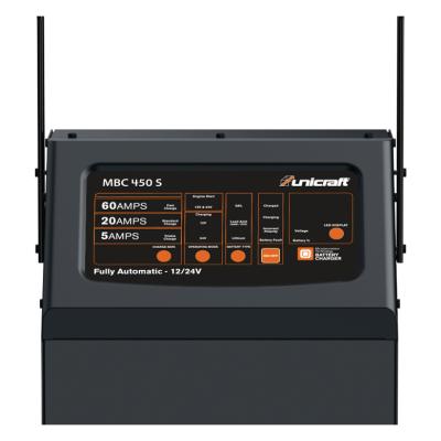 Auto-Batterieladegerät MBC 450 S für WET, GEL, STD und LFP Batterien mit Starthilfe
