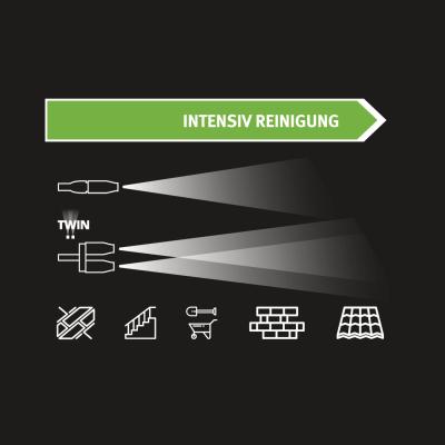 Kaltwasser-Hochdruckreiniger HDR-K 85-16 TF mit 2 Pumpen mit bis zu 160 bar