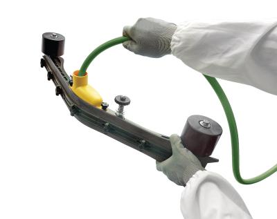 Handgeführte Scheuersaugmaschine SSM 550 mit halb-automatischem Antrieb