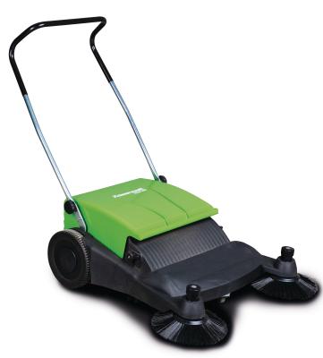 Handkehrmaschine HKM 800 mit innovativem Tandem-Walzen-System