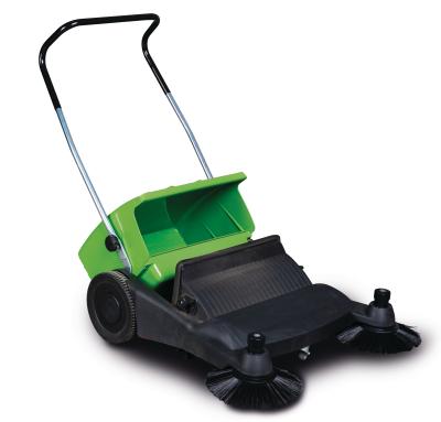 Handkehrmaschine HKM 800 mit innovativem Tandem-Walzen-System