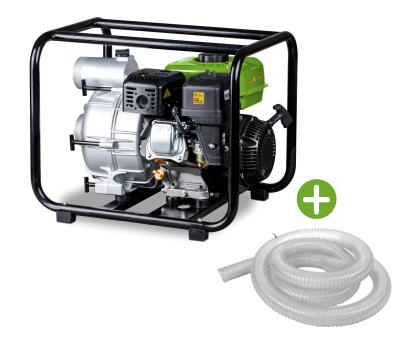 Schmutzwasserpumpe SWP 80 inkl. Saugschlauch 76,2 mm x 3,7 m