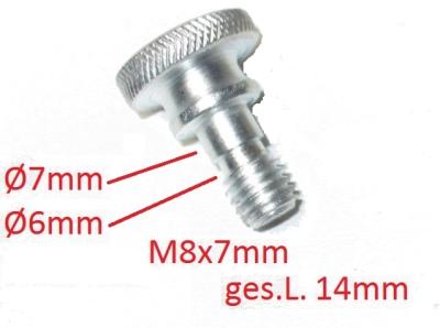 Ersatz-Rändelschraube für Bohrmaschinen B-PRO-Serie/DQ25/B40GSM Pos. 208 #03003171208