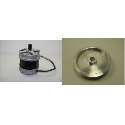 Ersatz-Motor mit Riemenscheibe für Bohrmaschine DX16/17V/DX17E Pos. 9+12/230V Pos. 9+12 #0302017009