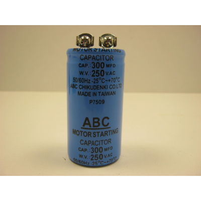 Ersatz-Anlaufkondensator für Bandsäge HBS 431 / 230 V 300µF / 250V AC / Ø35x68  #0515M13641201K