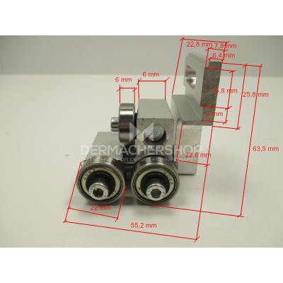 Ersatz-Sägebandführung oben, komplett montiert für Bandsäge HBS 351-2 #05900351BGU