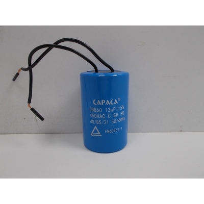 Ersatz-Kondensator für Bandsäge HBS 261-2 12µF / 450V AC / 50/60Hz / Ø40x63 Pos. 6C #05902426C