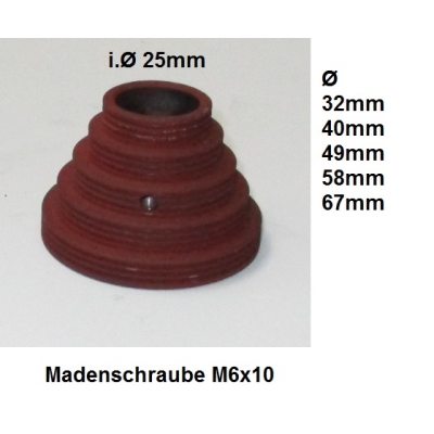 Ersatz-Riemenscheibe für Drechselmaschine DB 450 Spindel Pos. 25 #0592045025