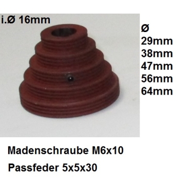 Ersatz-Riemenscheibe für Drechselmaschine DB 450 Pos. 29 #0592045029
