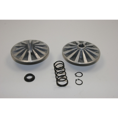 Ersatz-Riemenscheibenset für Drechselmaschine DB 900, DB 1100 Motorseite Ø105x16 Pos. 29/17,18 #0592110017