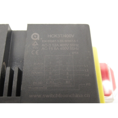 Ersatz-Schalter für Holzspalter HSE 11,14-1100 / 400V HCK3T Pos. 77 #0598101477