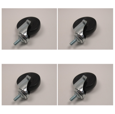 4 Stück Ersatz-Lenkrollen für Sandstrahlgerät MSSG 105 A Ø4" #0620403052