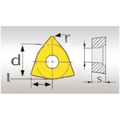 HW-Ersatzwendeplatten ISO TCMT110204 (1Pack=5Stück)