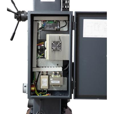 Bohr-Fräsmaschine Optimum OPTImill MB 4SV mit elektronisch regelbarem Antrieb und digitalem Display.