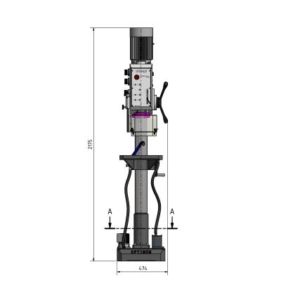 Getriebe-Getriebebohrmaschine Optimum OPTIdrill DH 35G