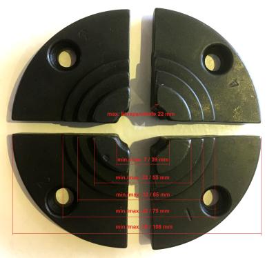 Ersatz-Innen-Spannbackenset für 4-Backenfutter Set 2 #05931023IB