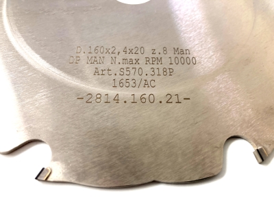GUHDO DP Diamant Handkreissägeblatt 160x2,4/1,6x20 Z8F 2814.160.21