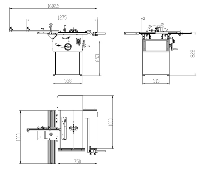 Tischkreissäge TKS 254 E (400 V)