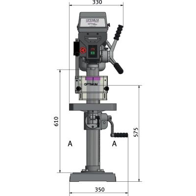 Tischbohrmaschine Optimum OPTIdrill D 23Pro (230 V)