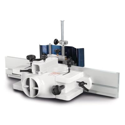 Tischfräse Holzkraft minimax twf 45c mit Aluminiumschiebeschlitten und schwenkbarer Frässpindel