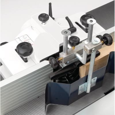 Tischfräse Holzkraft minimax twf 45c mit Aluminiumschiebeschlitten und schwenkbarer Frässpindel