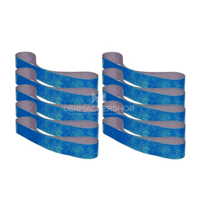 10 Schleifbänder KRBS 2000x100 mm K40 Gewebeunterlage für Edelstahl