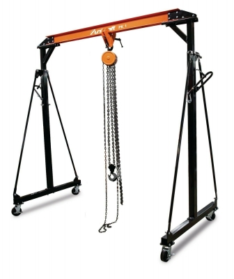 Mobiler Portalkran PK1 Kranportal inkl. Trägerklemme und Kettenzug