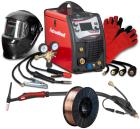 Multifunktions-Schweißgerät Inverter EASY-MIG 181 Multi SET 3 +Helm +Handschuhe +5 kg Schweißdraht +WIG-Brenner
