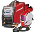 Impuls-Schutzgasschweißgerät CRAFT-MIG 201 LCD P Synergic SET +Schweißhelm +Handschuhe